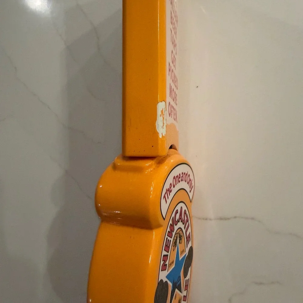 Newcastle Brown Ale Beer Tap Handle Taller Taps Picked More Often. 14.5